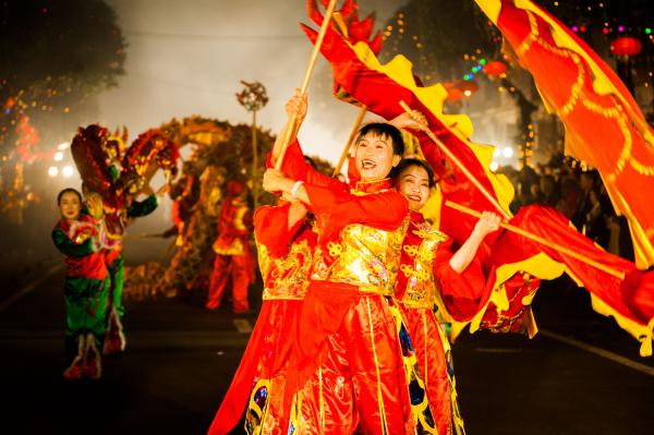 舞龍資料圖。姜家鎮(zhèn)供圖