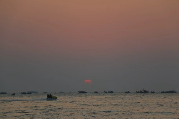 老人用手機拍攝的作品。主辦方供圖