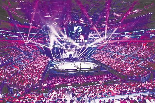 華熙生物·潤百顏中心，WTT重慶冠軍賽現(xiàn)場。（資料圖片）記者 謝智強(qiáng) 攝/視覺重慶