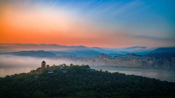 豐都城市風光。豐都縣委宣傳部供圖