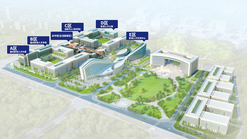 園區(qū)總覽圖。受訪者供圖