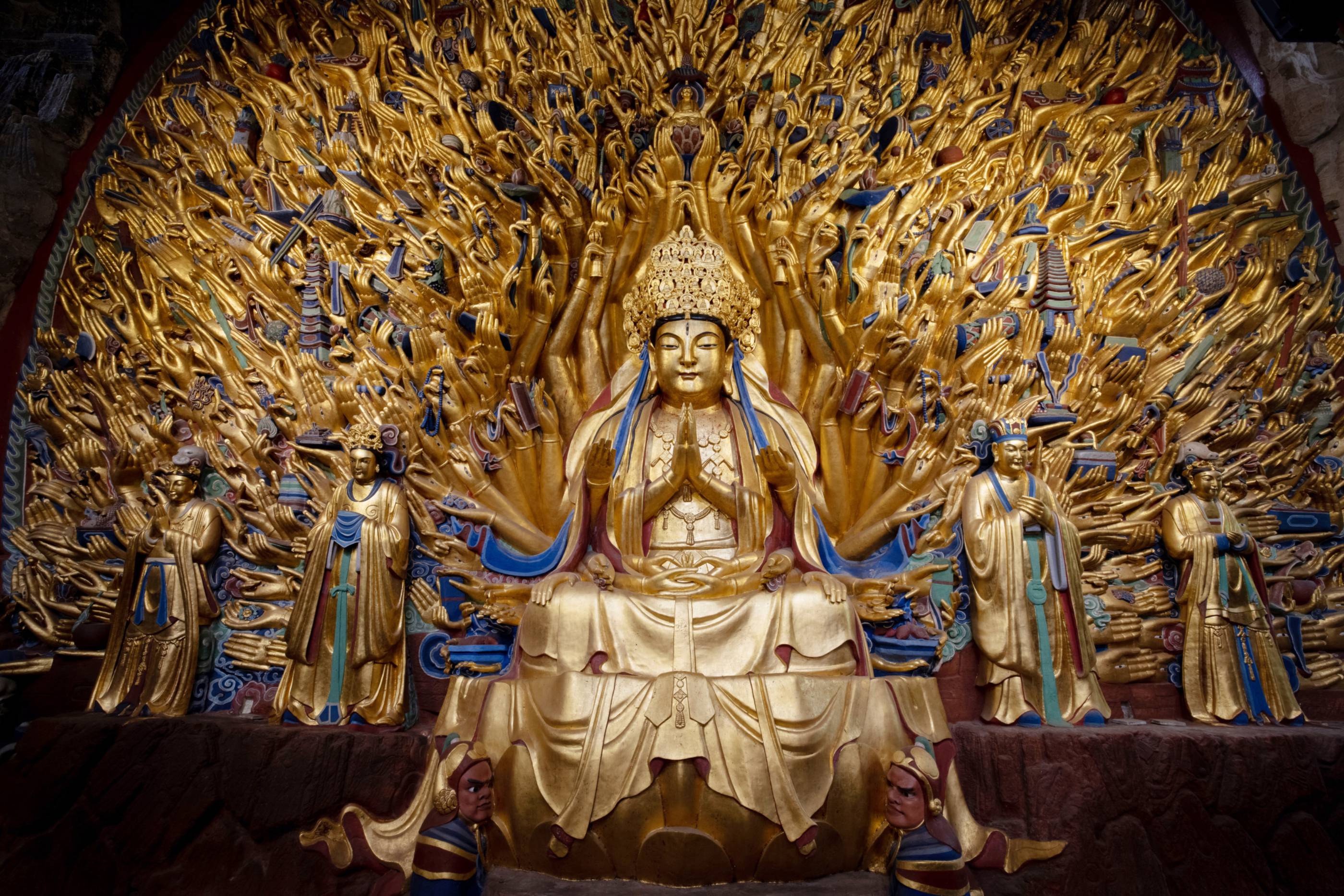 千手觀音。大足區(qū)委宣傳部供圖