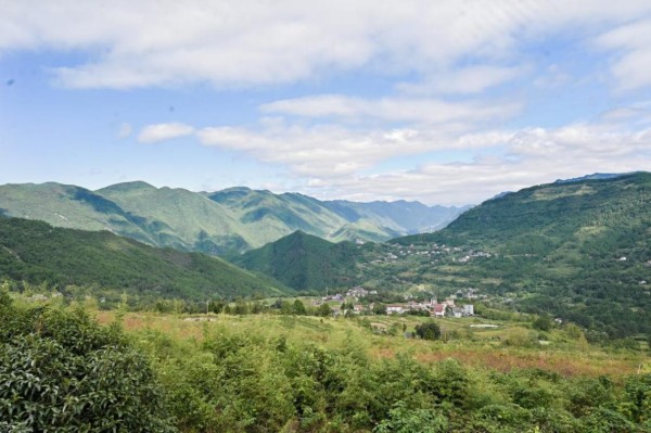 重慶豐都南天湖旁的崇山峻嶺，在當(dāng)?shù)剜]儲銀行支持下，從昔日的荒山坡，成為融合科技農(nóng)業(yè)與生態(tài)觀光的鄉(xiāng)村振興示范點。郵儲銀行重慶分行供圖