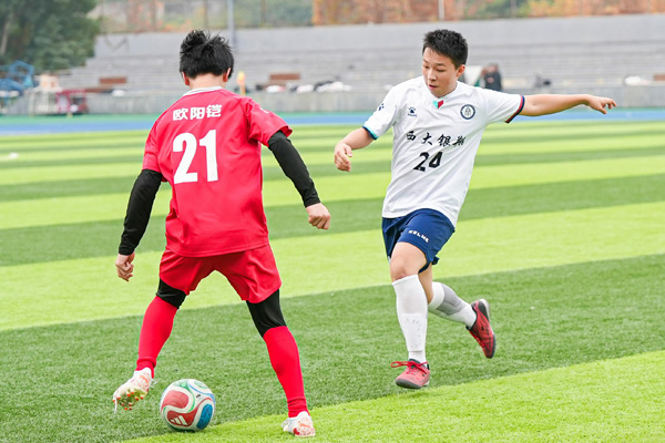 比賽現(xiàn)場(chǎng)。學(xué)校供圖