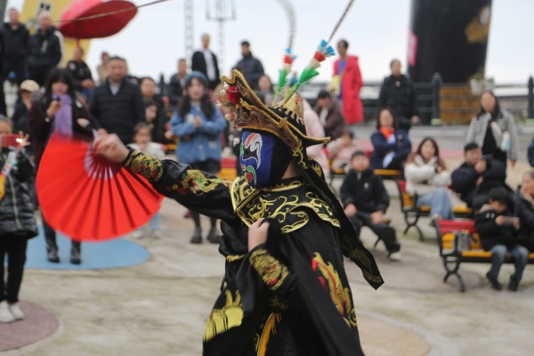 演出現(xiàn)場。景區(qū)供圖